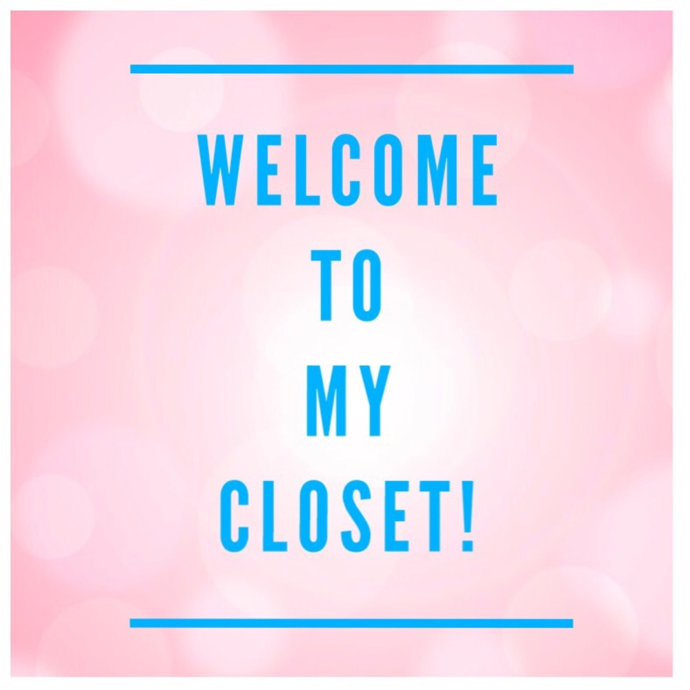 Welcome to my closet!